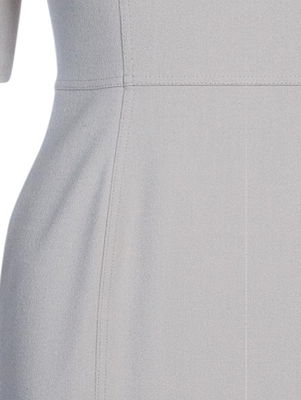 Burberry Tan Tailored V-Neck Sheath Midi Dress Women's Size 8 - Picture 9 of 16